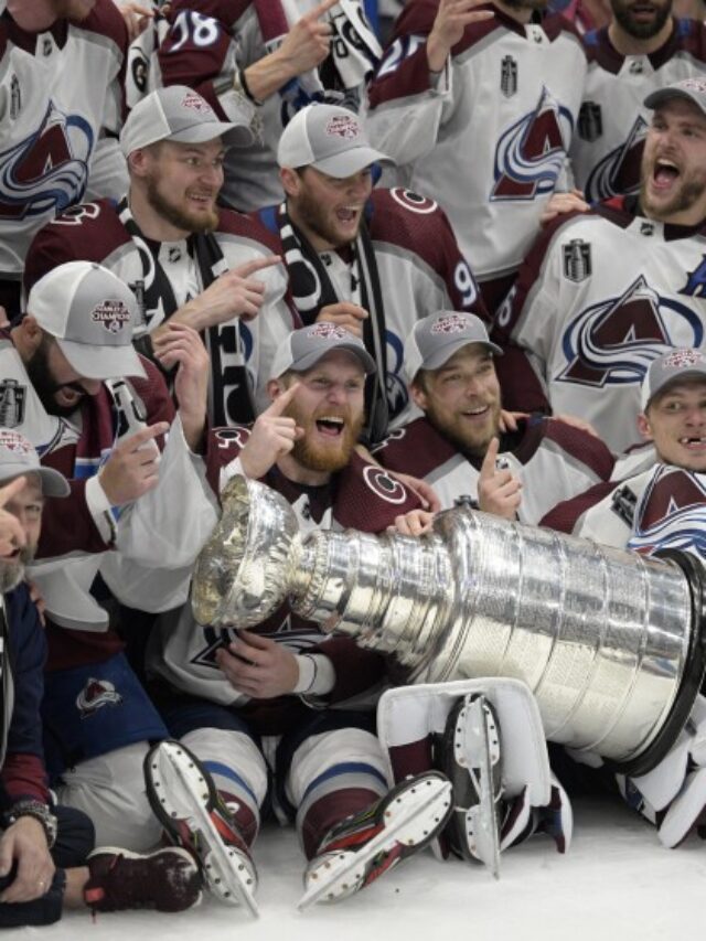 The Colorado Avalanche won the Stanley Cup beating Tampa Bay